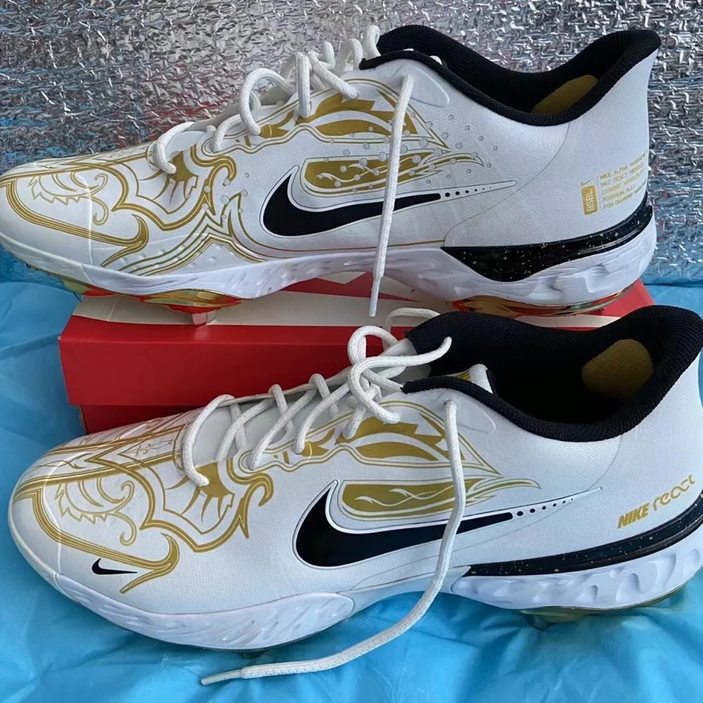 Men’s Nike Alpha Huarache Elite 3 Low Premium Baseball Cleats Size 16